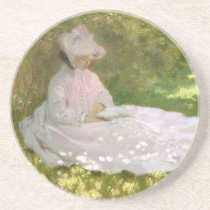 Springtime by Claude Monet Coaster