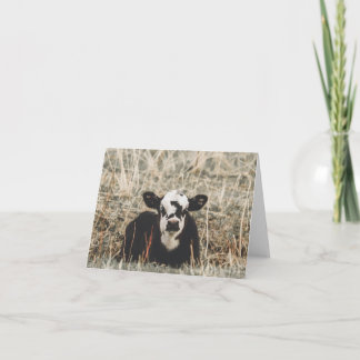 Springtime Calf - 4" x 5.6" Notecard