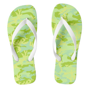 SpringTime Camo Pattern Thongs