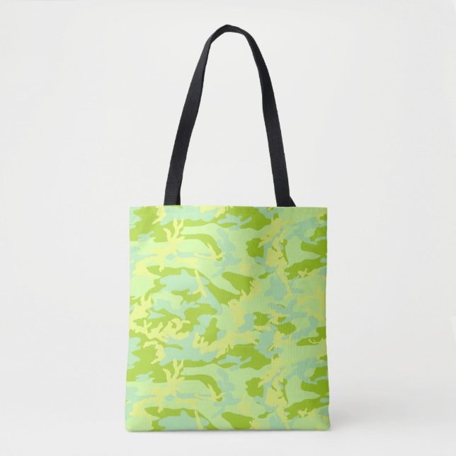 SpringTime Camo Pattern Tote Bag (Front)