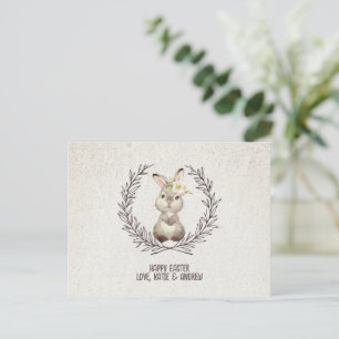 Springtime Cheer with this Easter Bunny Card