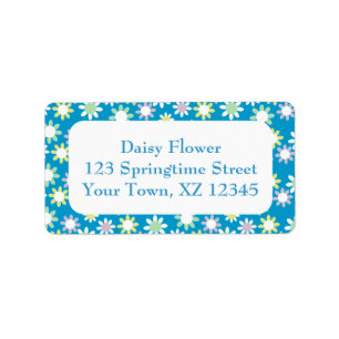 Springtime Daisies Label
