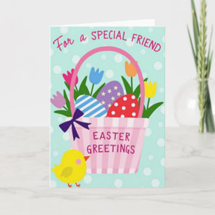 Springtime Easter Greetings Card
