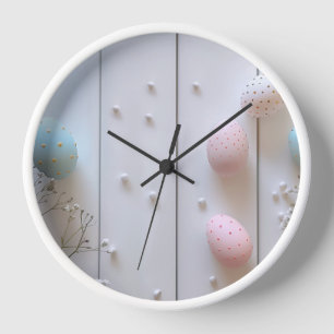 Springtime Easter Wall Clock