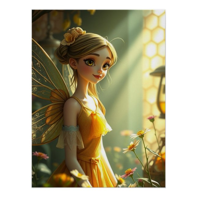 Springtime Fairy Art  Poster (Front)