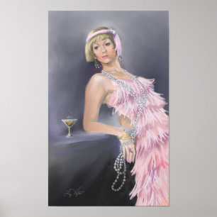 Springtime Flapper Fine Art Print