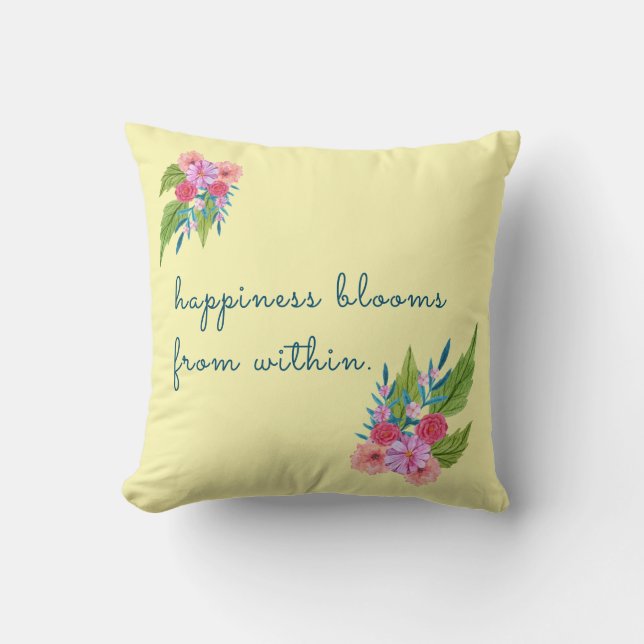 Springtime Floral Cushion (Front)