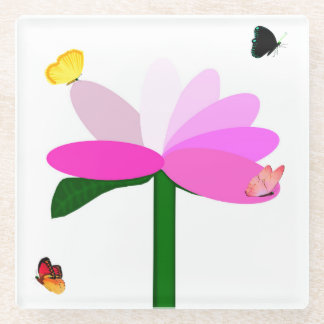 Springtime Friends Glass Coasters