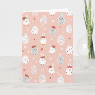 Springtime Friends Pattern Card