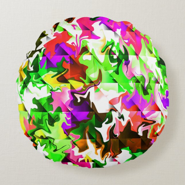 Springtime Fun..... Round Cushion (Front)