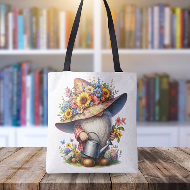 Springtime Garden Gnome Tote (Creator Uploaded)