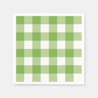 Springtime Gingham & Blooms Baby Shower Theme Napkin