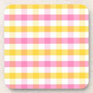 Springtime Gingham Coaster