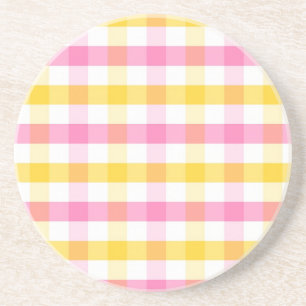 Springtime Gingham Coaster