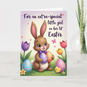 Springtime Hare Celebration Card