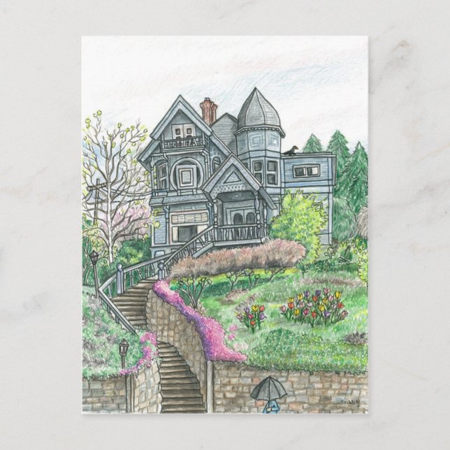 Springtime in Bellingham, Washington Postcard (Front)