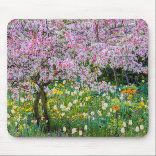 Springtime in Claude Monet's garden Mouse Pad
