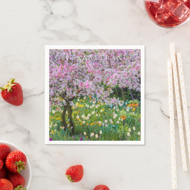 Springtime in Claude Monet's Garden Napkin (Insitu)