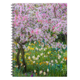 Springtime in Claude Monet's garden Notebook
