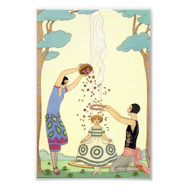 Springtime in France Art Deco Photo Print (Front)