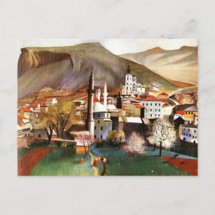 Springtime in Mostar Postcard