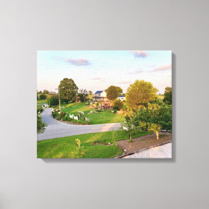 Springtime in Rocky Hill - Quiet Ember Canvas Print