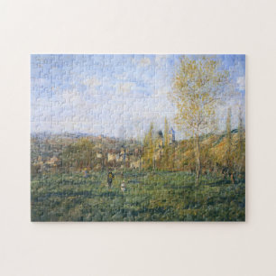 Springtime in Vetheuil Monet Fine Art Jigsaw Puzzle
