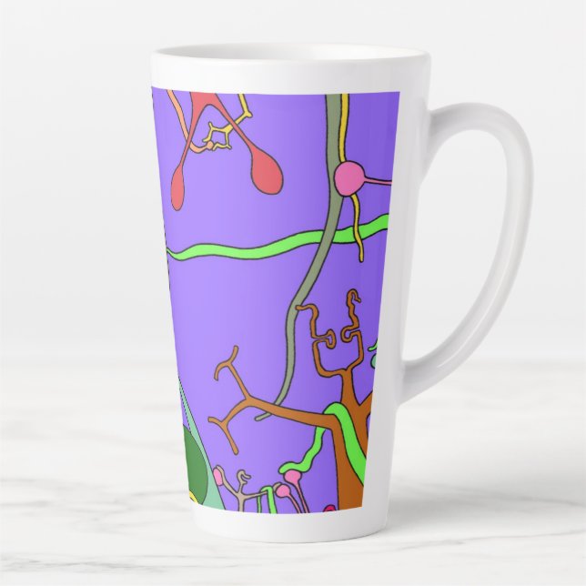 SPRINGTIME - Latte Mug (Right)