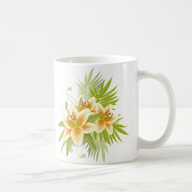 Springtime Lilies Coffee Mug (Right)