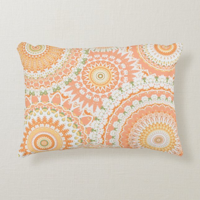 Springtime Mandalas Decorative Cushion (Front)