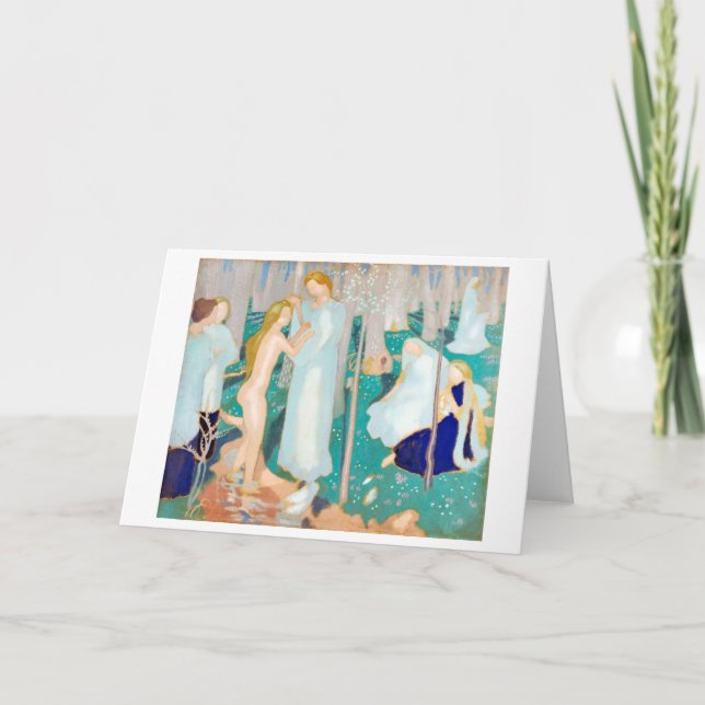 Springtime, Maurice Denis Card (Front)