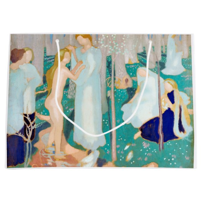 Springtime, Maurice Denis Large Gift Bag (Front)