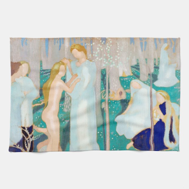 Springtime, Maurice Denis Tea Towel (Horizontal)