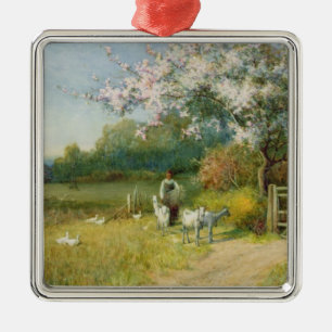 Springtime Metal Tree Decoration
