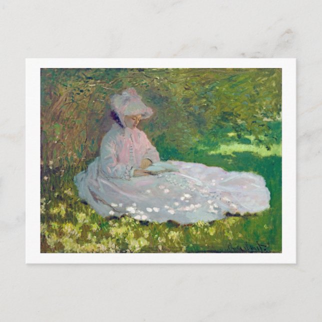 Springtime, Monet Postcard (Front)