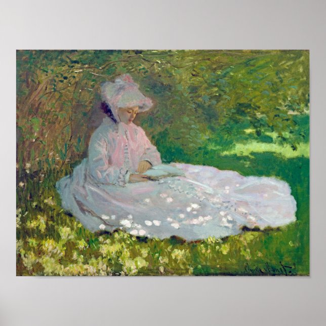 Springtime, Monet Poster (Front)