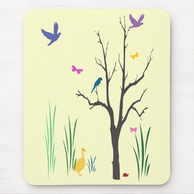 Springtime Mouse Pad (Front)