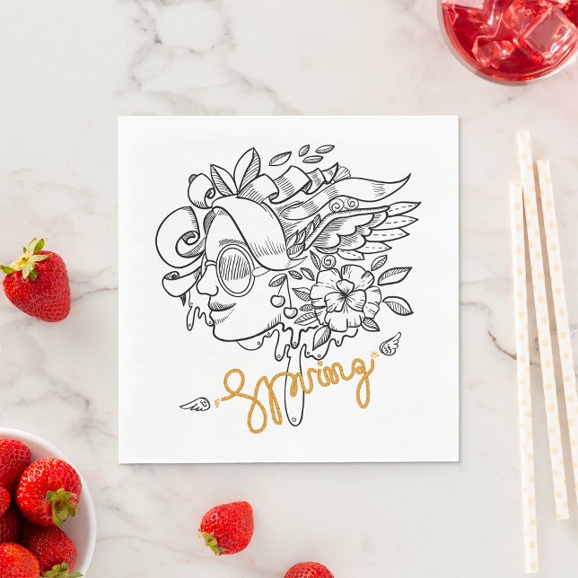 Springtime Napkin (Creator Uploaded)