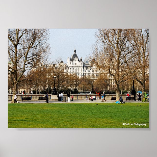 Springtime on the Embankment Poster (Front)