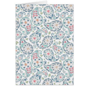 Springtime Paisley Pattern