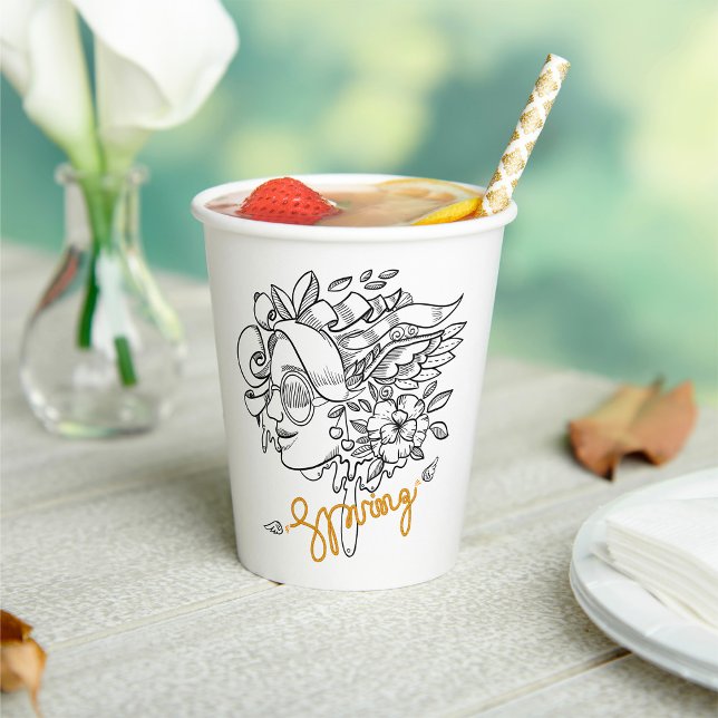 Springtime Paper Cups (Creator Uploaded)