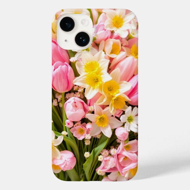 Springtime Pastel Bouquet Case-Mate iPhone Case (Back)