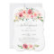 Springtime Peonies Rose Floral Bridal Shower
