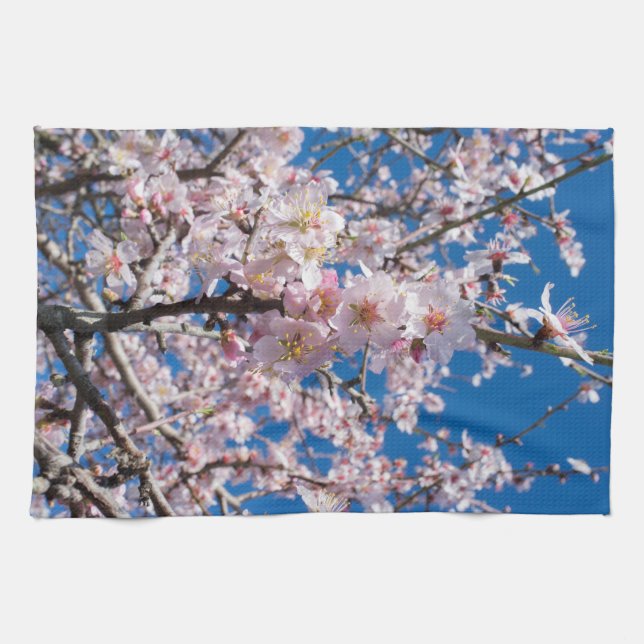 Springtime’s blossoming tea towel (Horizontal)