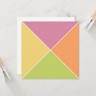 Springtime Sherbet Argyle  Card