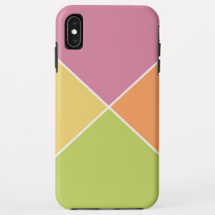 Springtime Sherbet Argyle iPhone XS Max Case