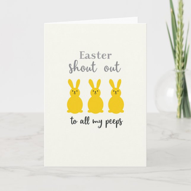 Springtime Shout Out Card (Front)