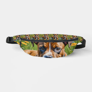 Springtime Staffordshire Bull Terrier Puppy, Bum Bags
