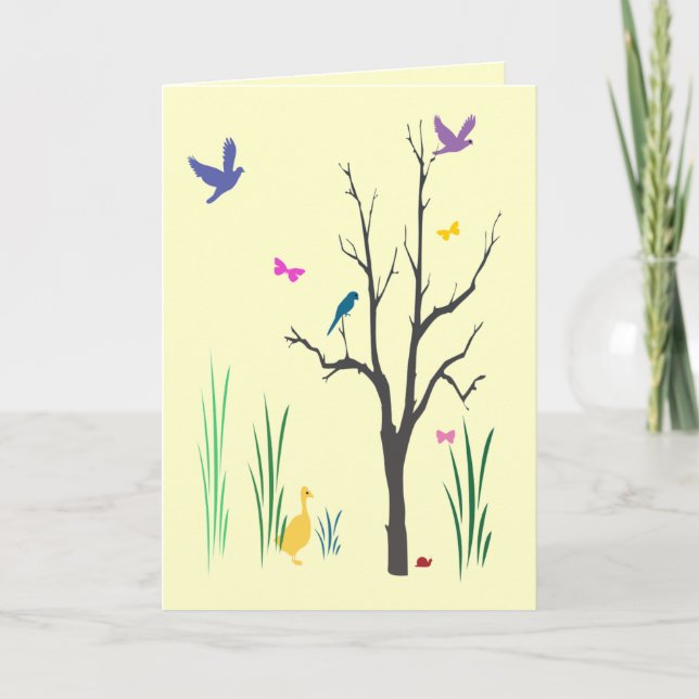 Springtime Thinking of You Card (Front)