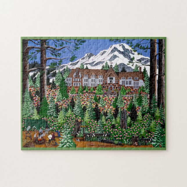 Springtime Timberline Puzzle (Horizontal)